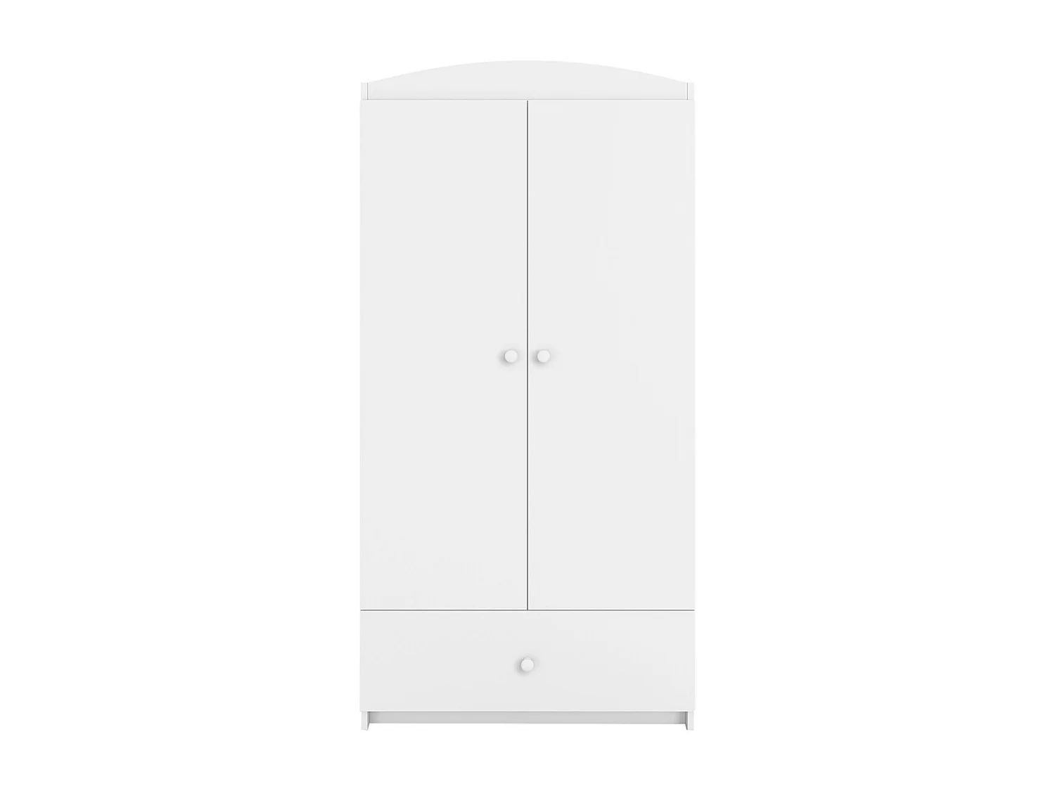 Armário 2 portas 1 gaveta branco 187cm