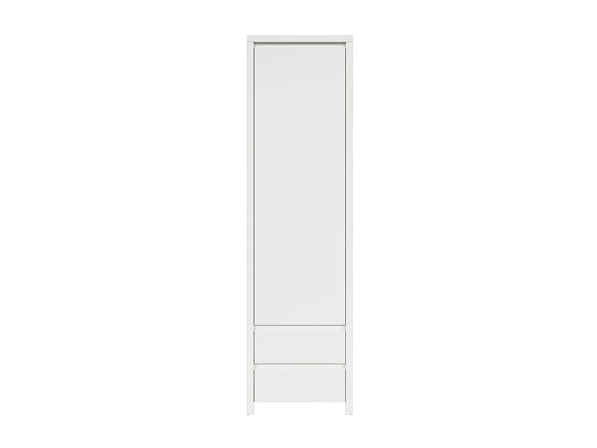 Armario columna 1 puerta 2 cajones Soren Blanco