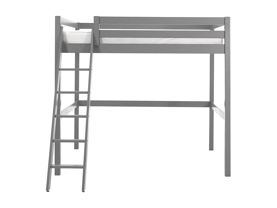 Lit Mezzanine "Pino" 140x200cm Gris