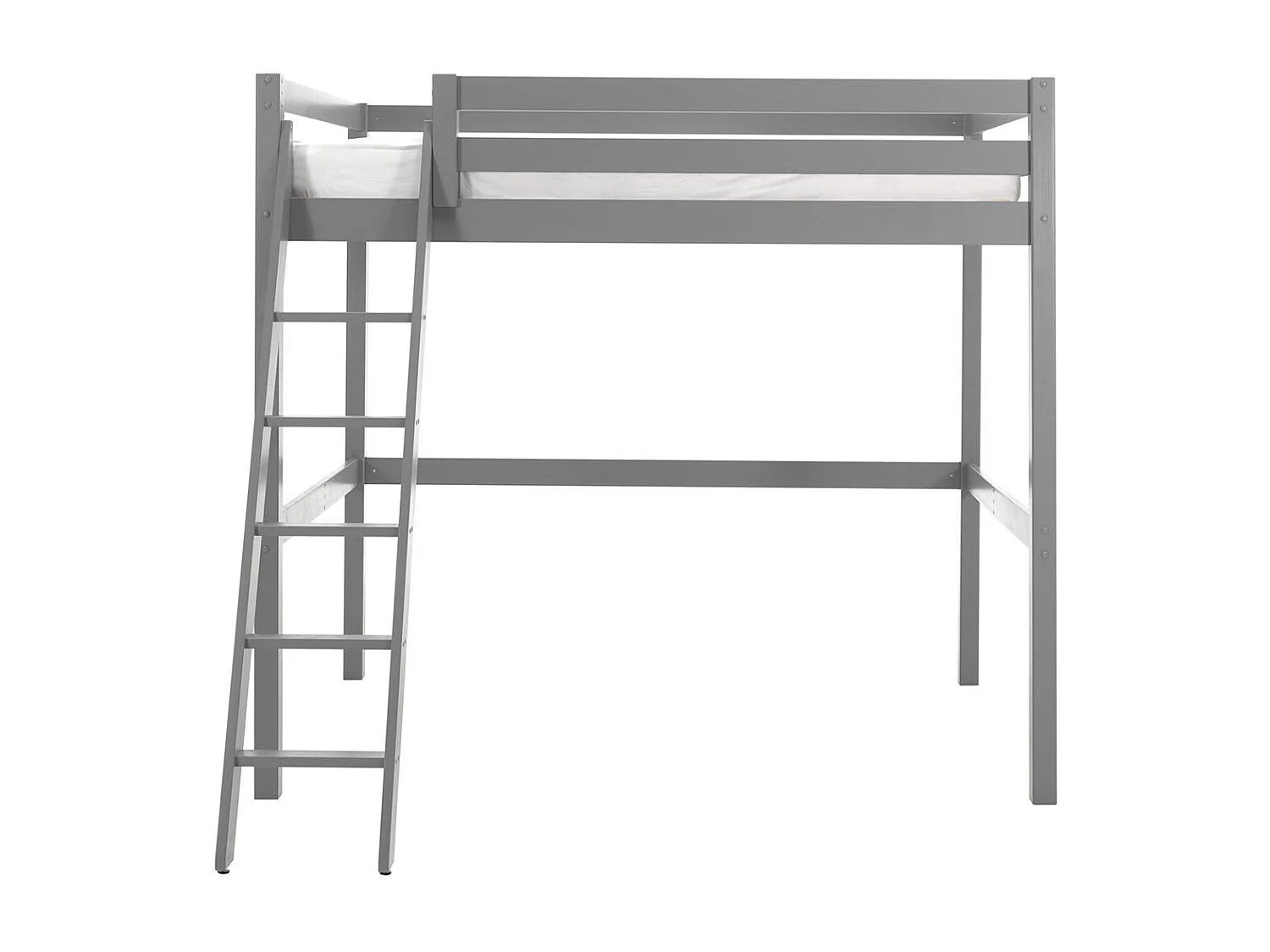 Lit Mezzanine "Pino" 140x200cm Gris