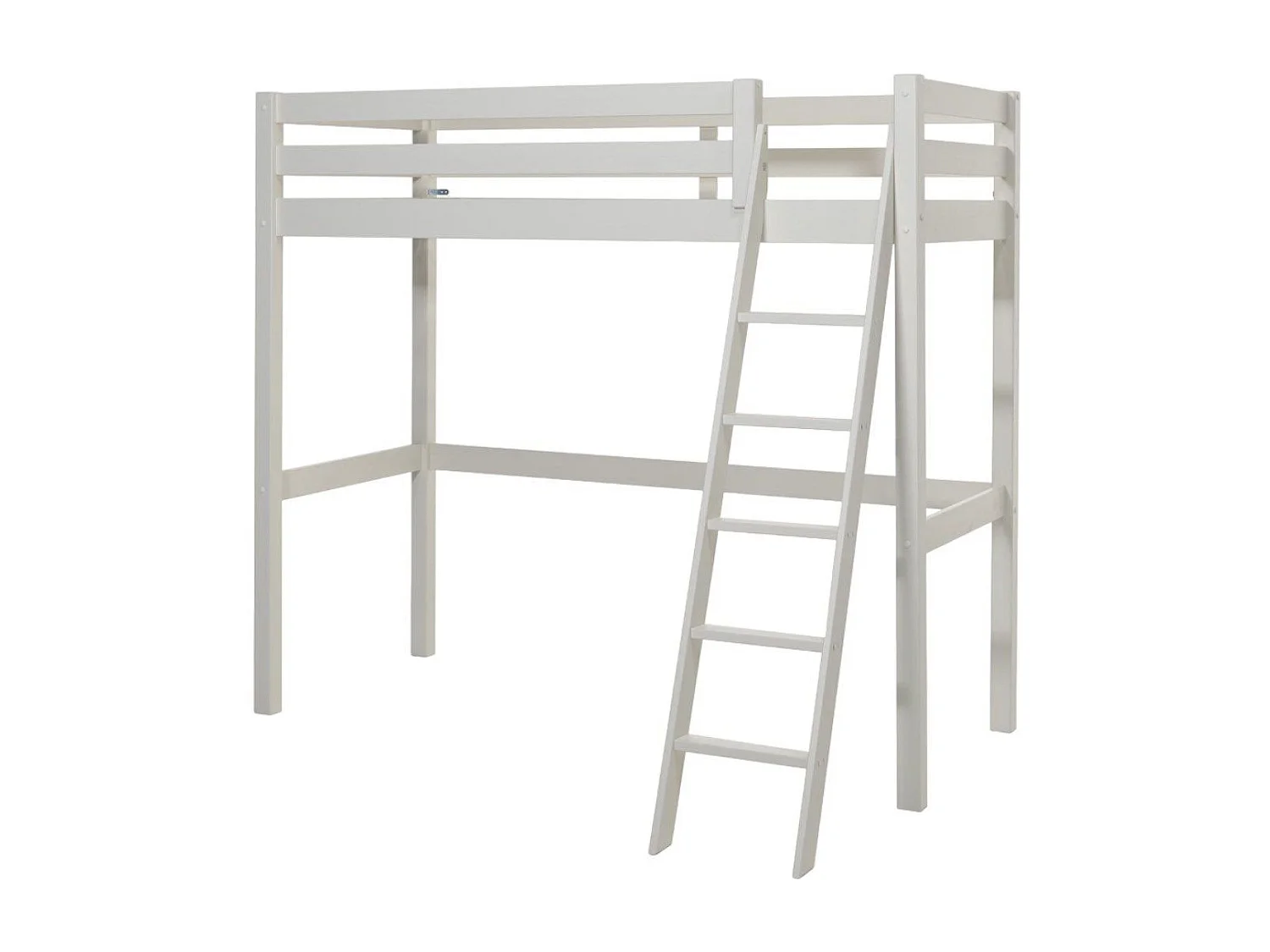 Lit Mezzanine Enfant "Pino" 90x200cm Blanc