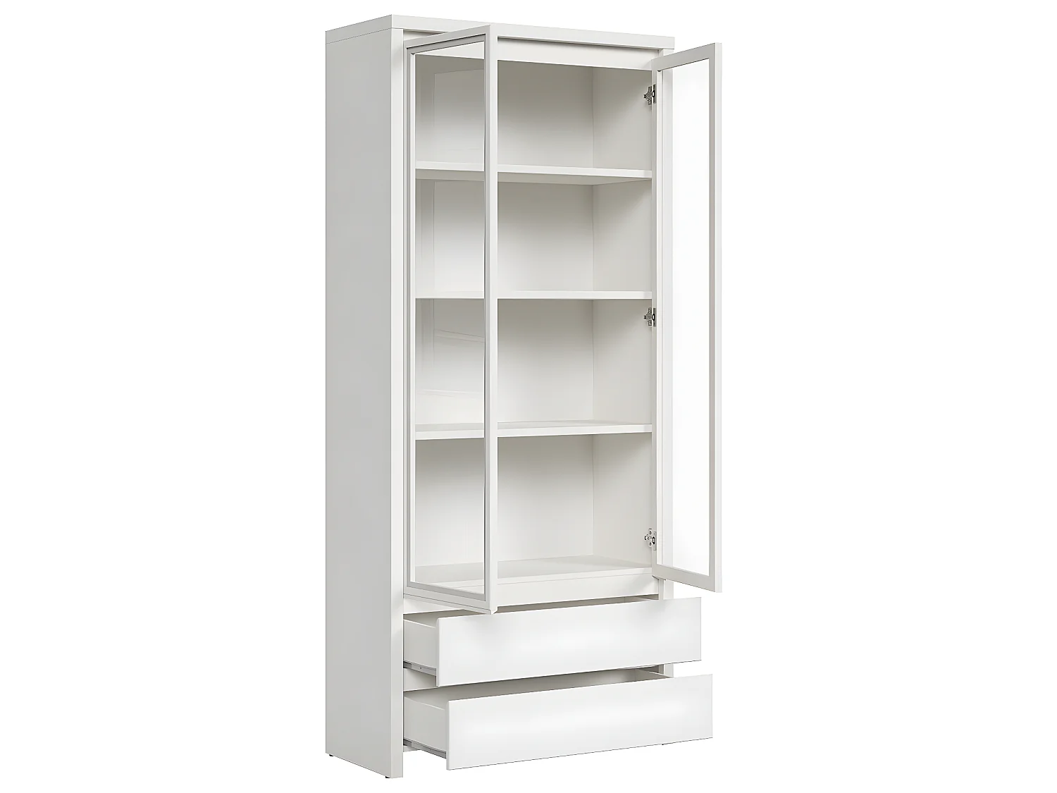 Vaisselier 2 portes 2 tiroirs Soren Blanc