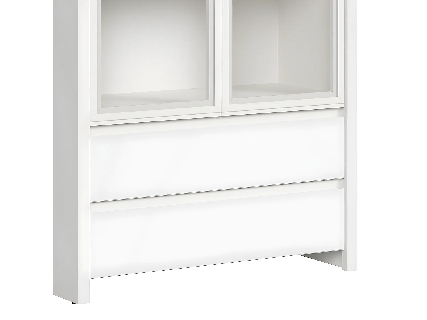 Vaisselier 2 portes 2 tiroirs Soren Blanc