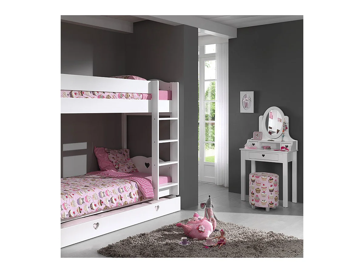 Coiffeuse "Amori" Blanc