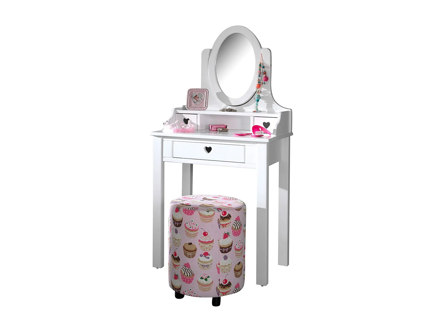 Coiffeuse "Amori" Blanc