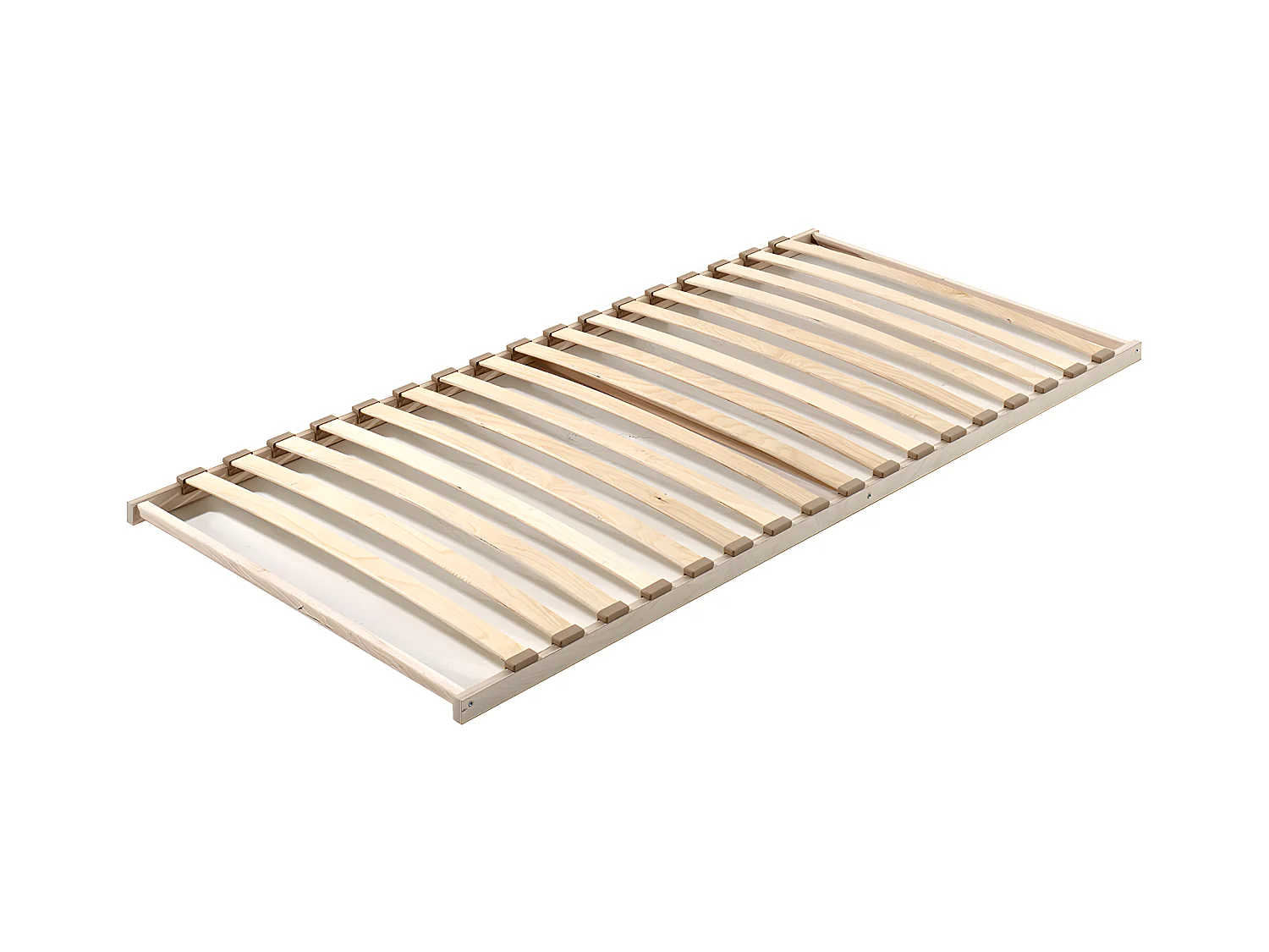 Pack - Lit Banquette Enfant & Sommier "Amori" 90x200cm Blanc