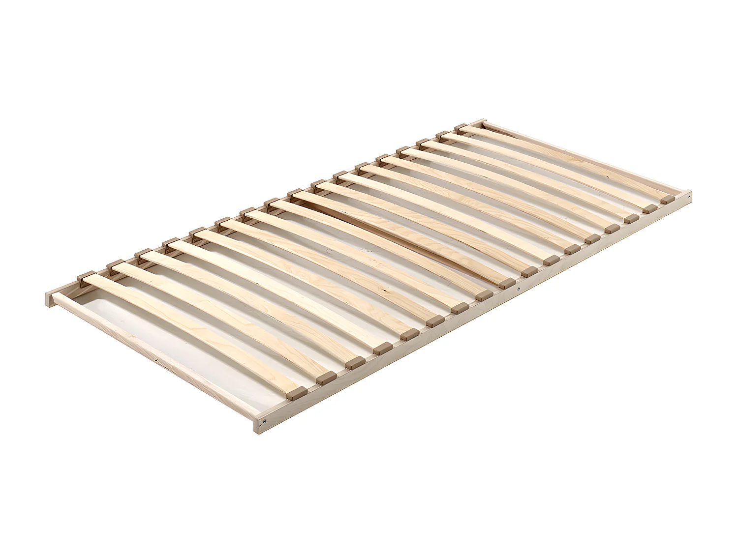 Pack - Lit Banquette Enfant & Sommier "Amori" 90x200cm Blanc