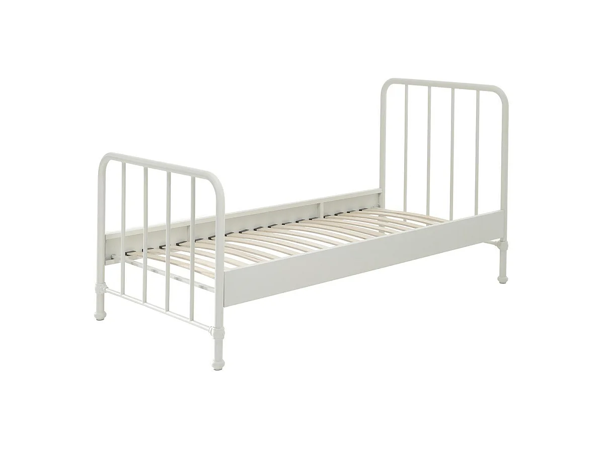 Lit Enfant "Bronxx" 90x200cm Blanc