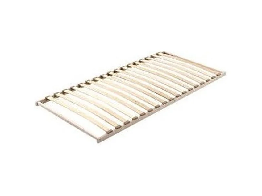 Pack - Lit à Baldaquin Enfant, Sommier & Voile "Amori" 90x200cm Blanc