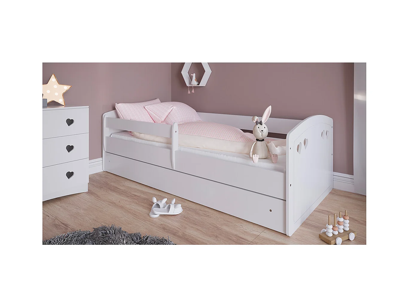 Kinderbett JULIA mit Schublade ohne Matratze
