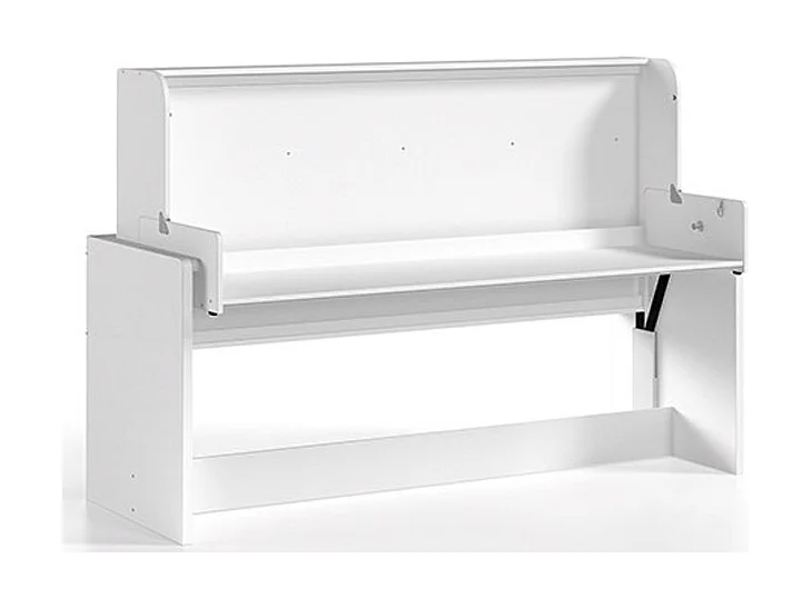 Lit Bureau Enfant "Denver" 90x200cm Blanc