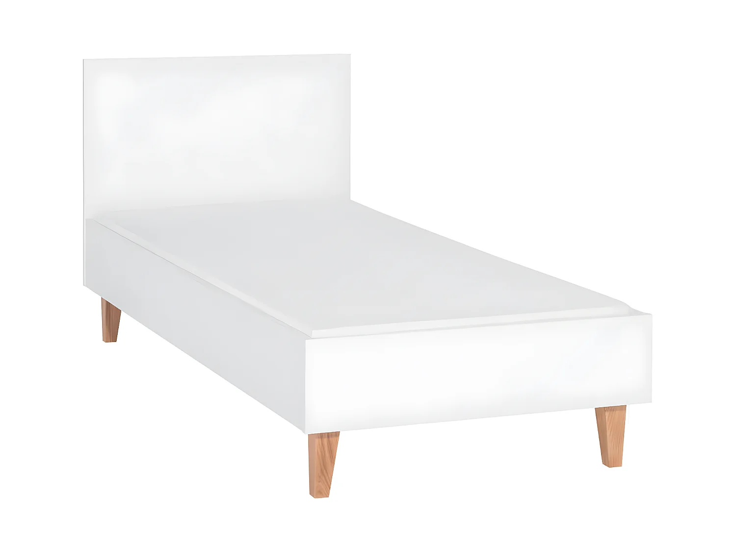 Lit 90x200cm Concept Blanc