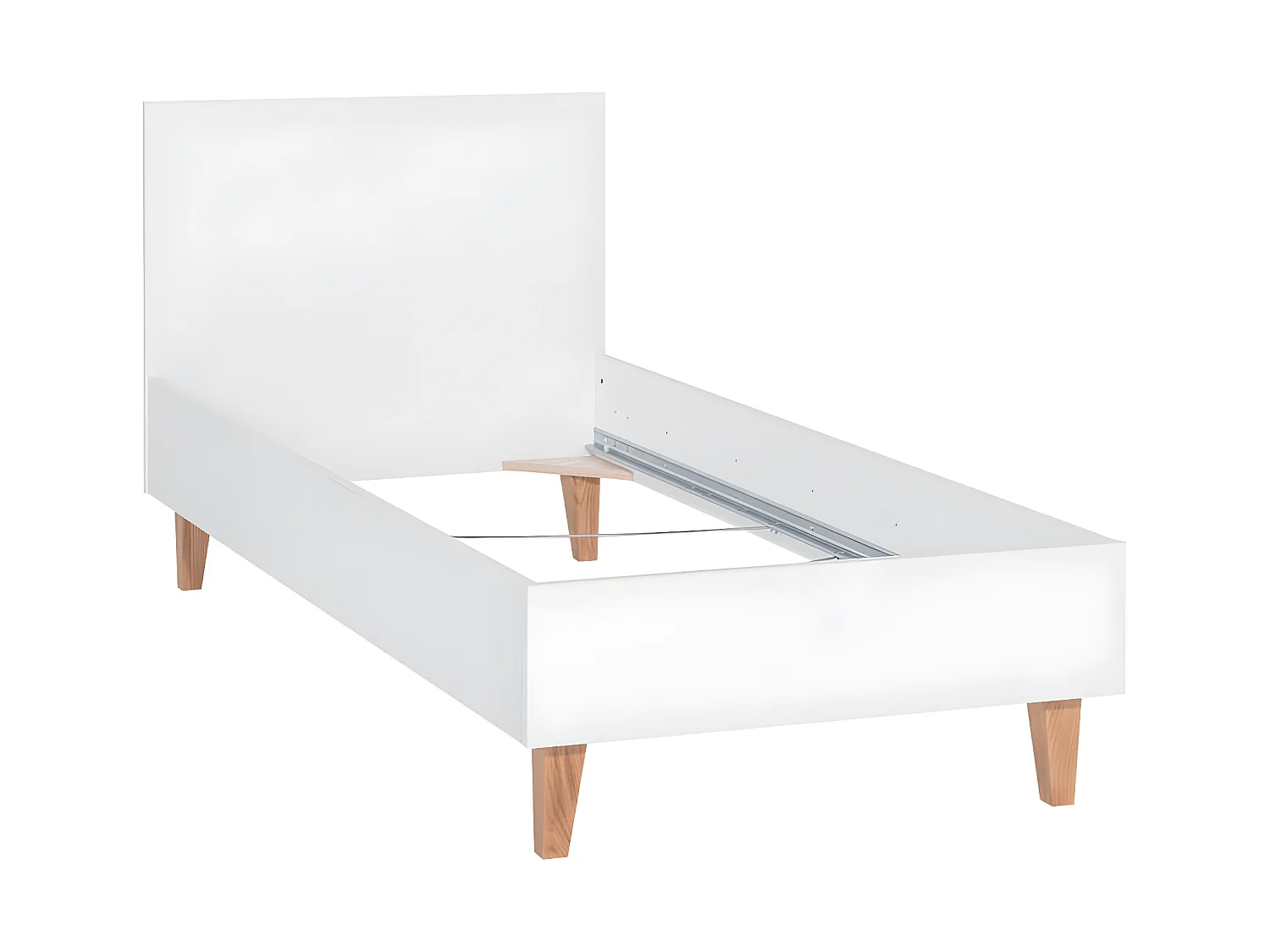 Lit 90x200cm Concept Blanc
