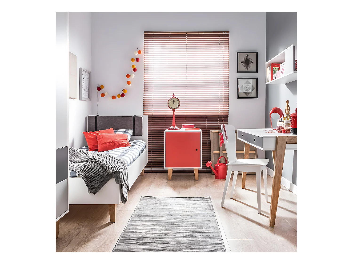 Lit 90x200cm Concept Blanc