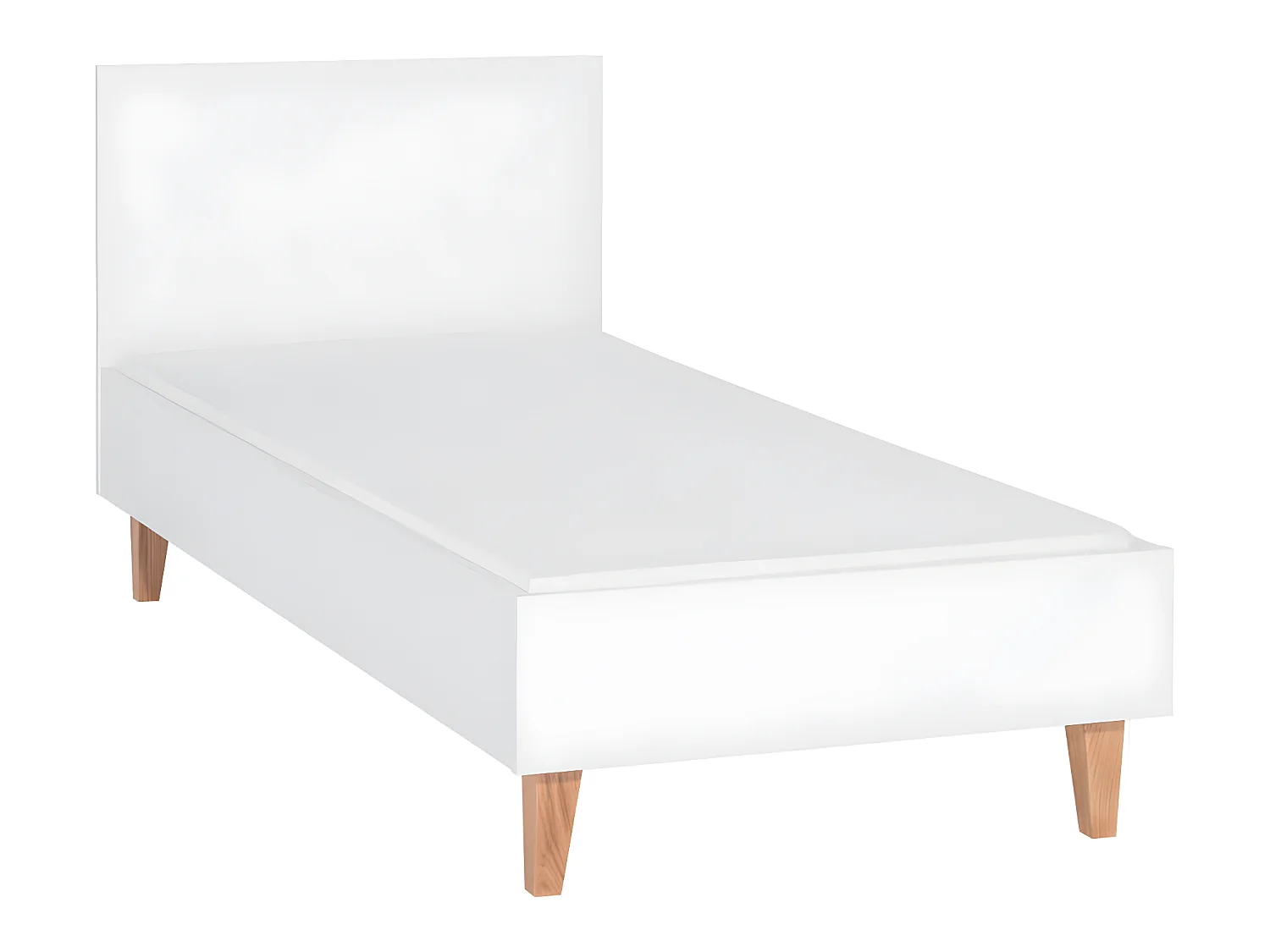 Lit 90x200cm Concept Blanc