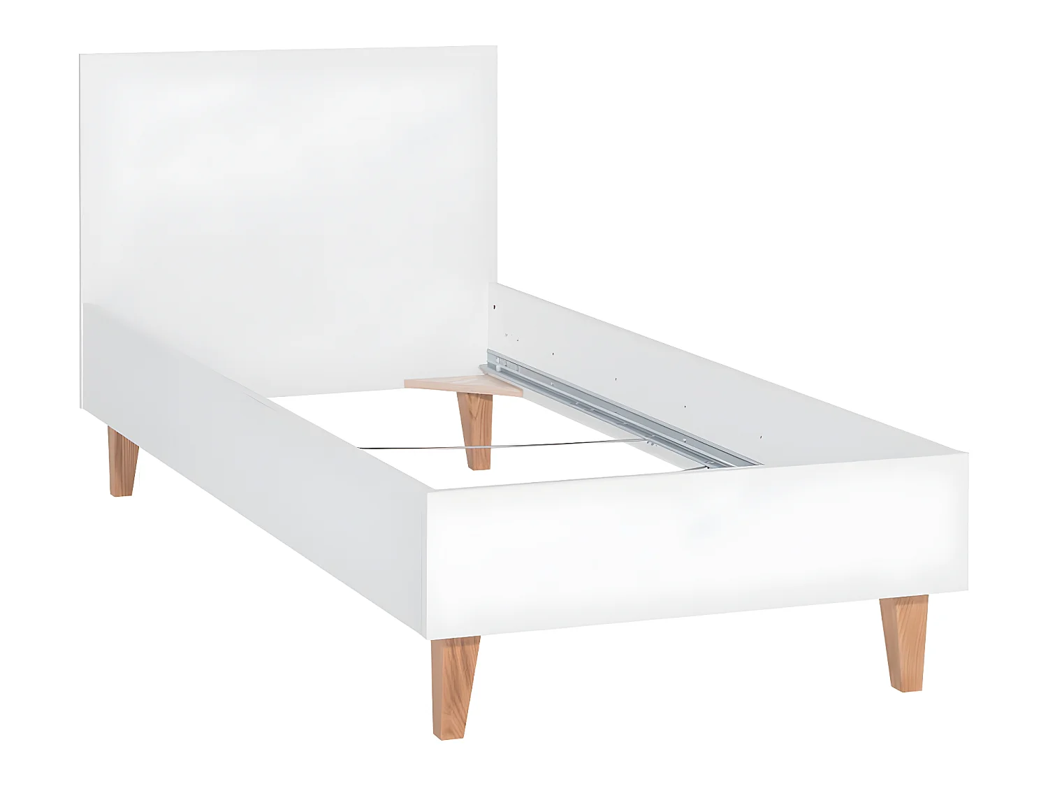 Lit 90x200cm Concept Blanc