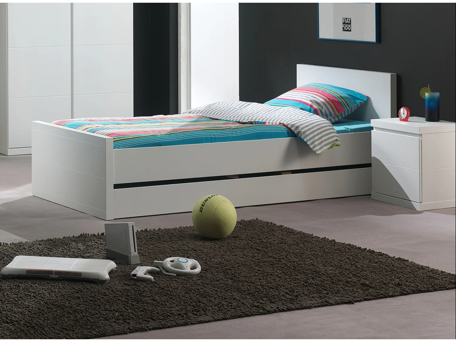 Lit Enfant "Lara" 120x200cm Blanc