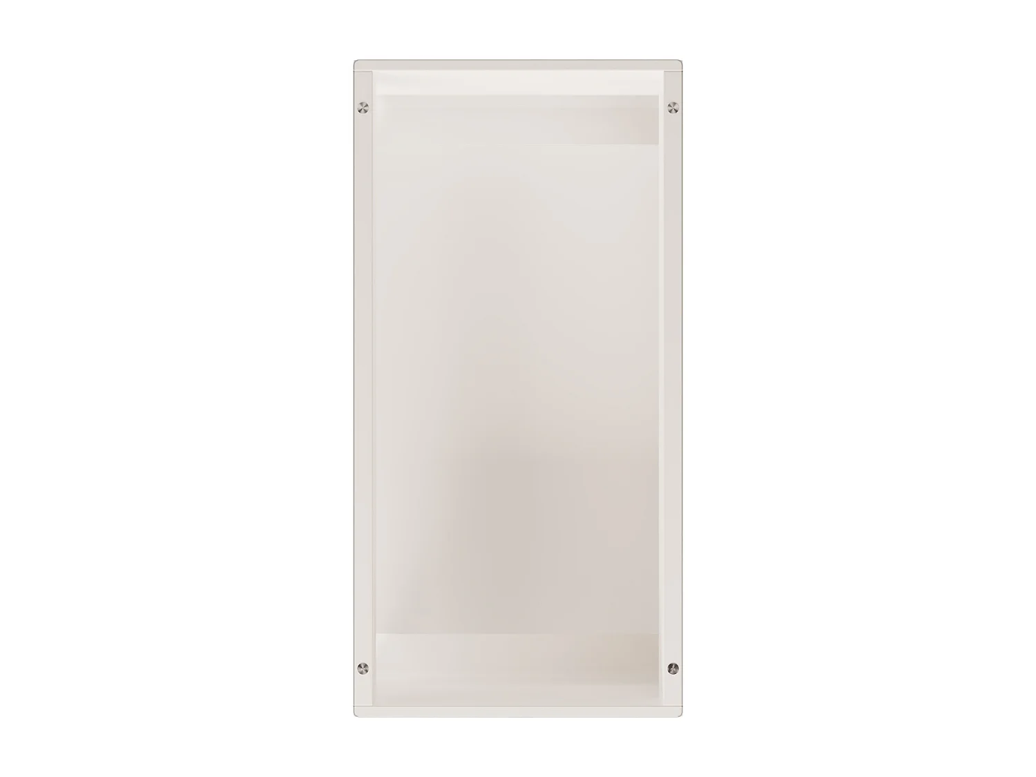 Table Basse Moderne avec LED, Table rectangulaire avec 2 Grands tiroirs, Blanc, 100 × 50 × 40 cm