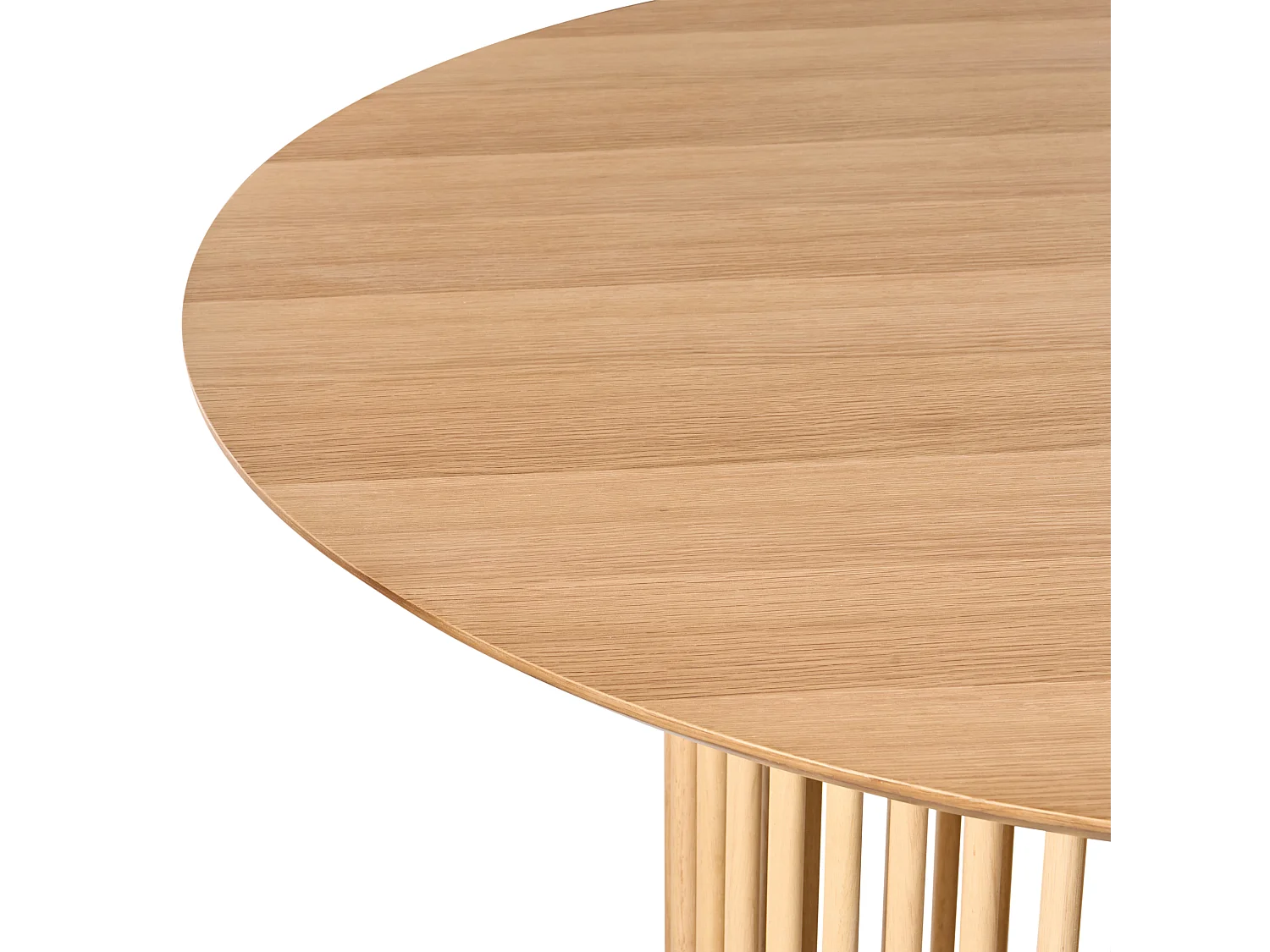 Table de repas BOYLE Chêne clair 110 cm 110 cm