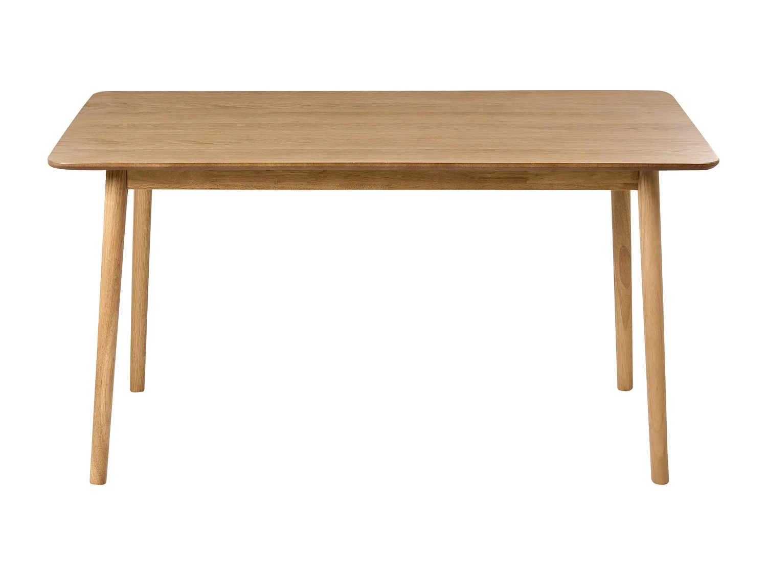 Table de repas ELVYN Chêne clair 140 cm 80 cm