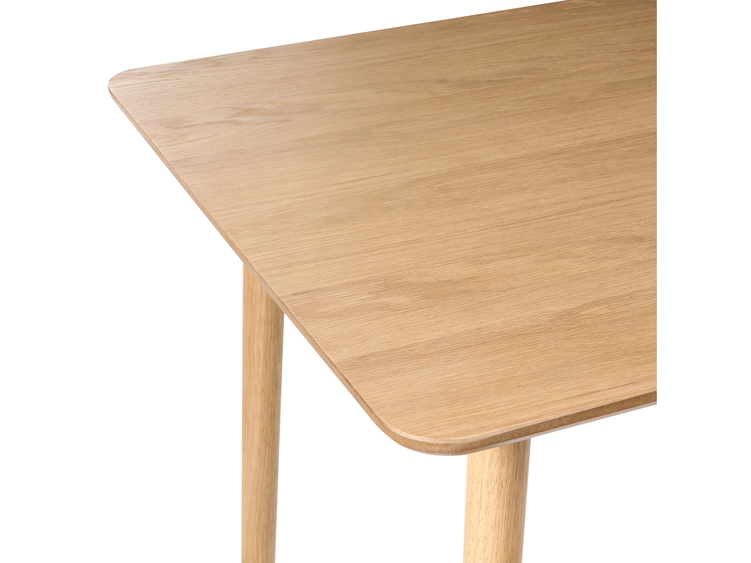 Table de repas ELVYN Chêne clair 140 cm 80 cm