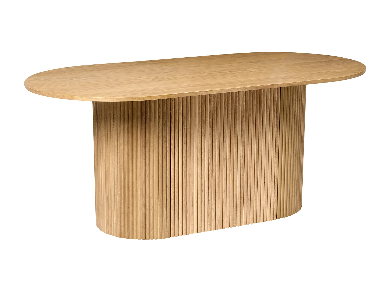 Table de repas LUNNIN Chêne clair 90 cm 180 cm