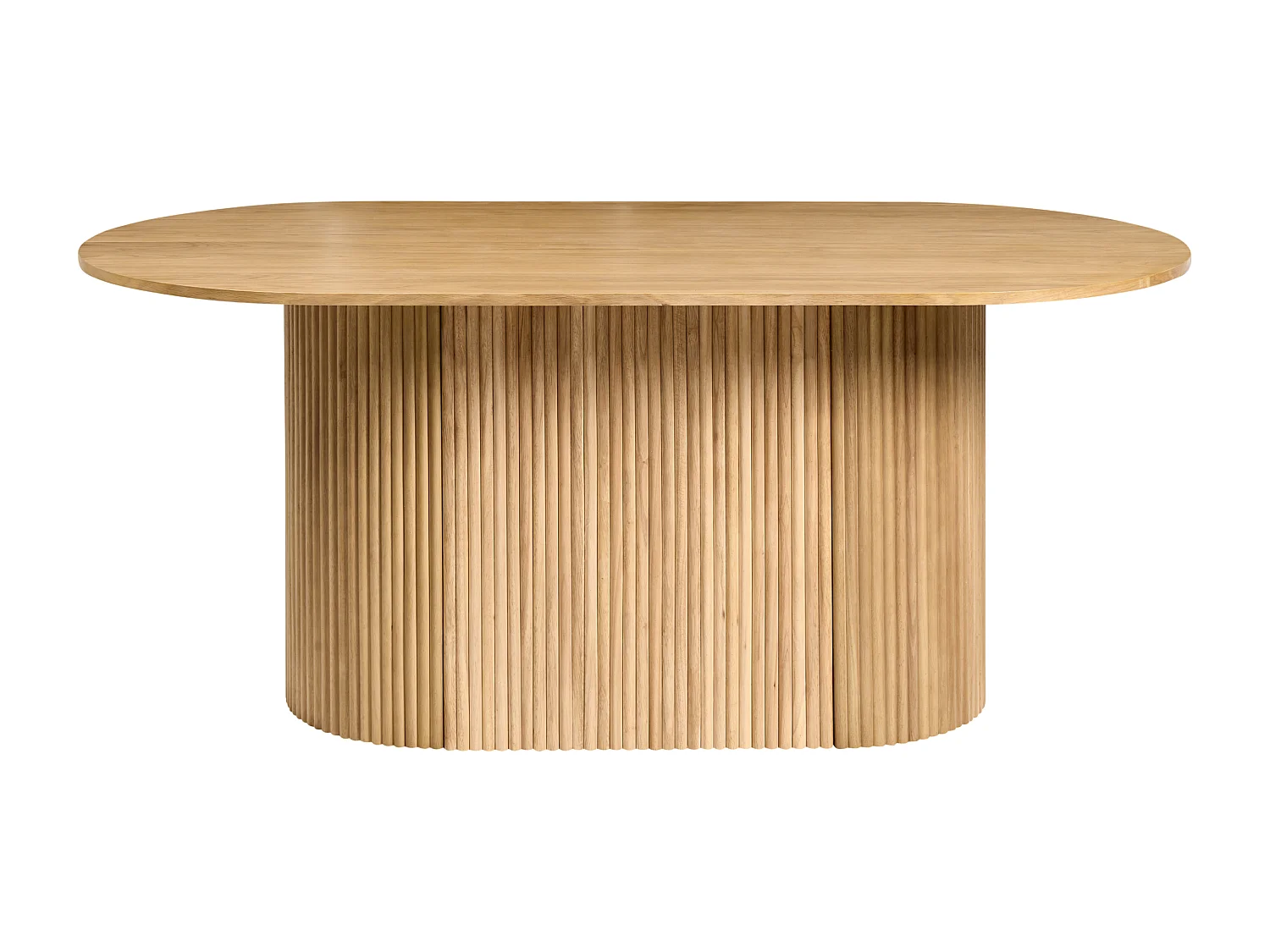 Table de repas LUNNIN Chêne clair 90 cm 180 cm