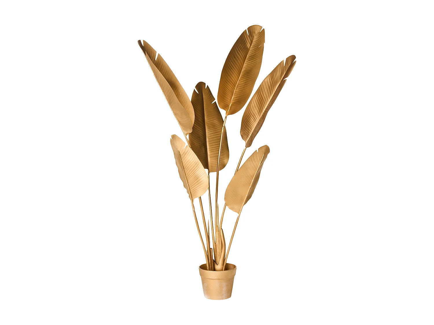 Plante artificielle BANANA TREE 123 cm Doré