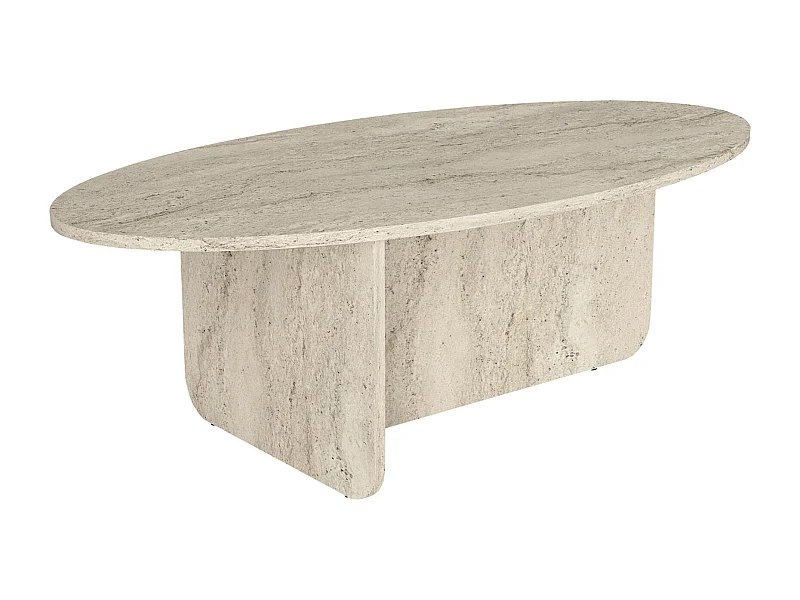 Couchtisch Luminous Beige Grau Granitoptik 120x60 cm