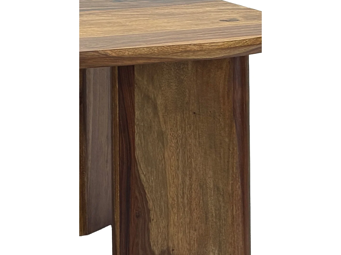 Table Basse Sheesham Bois Massif 60cm Carrée Table de Salon Faite à la Main