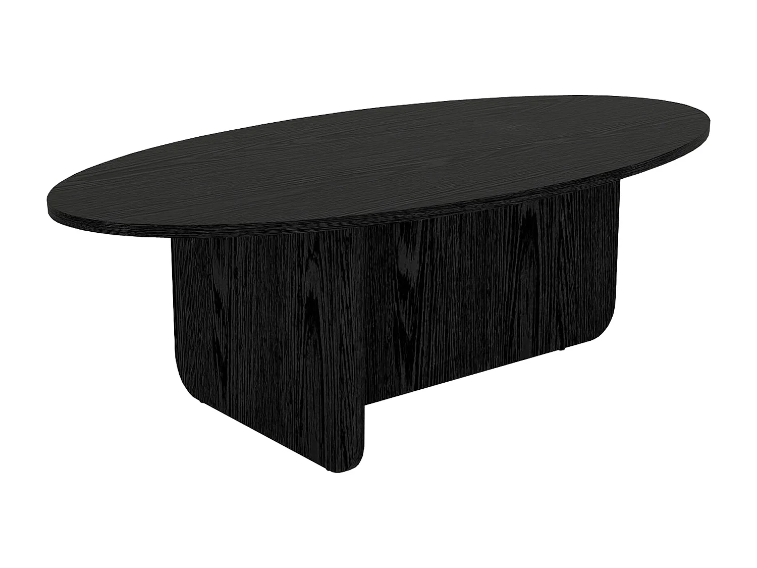 Couchtisch Luminous Schwarz Holzoptik 120x60 cm