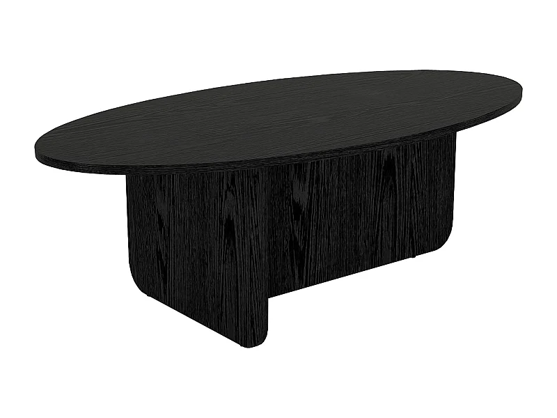 Couchtisch Luminous Schwarz Holzoptik 120x60 cm