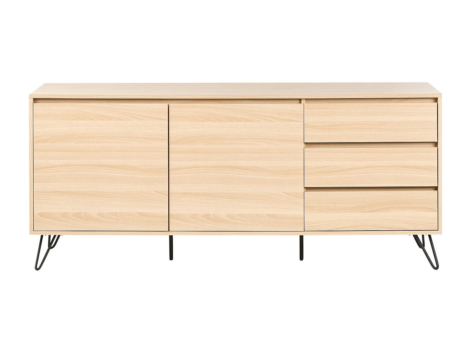 Commode 2 portes CARDIGAN Marron clair