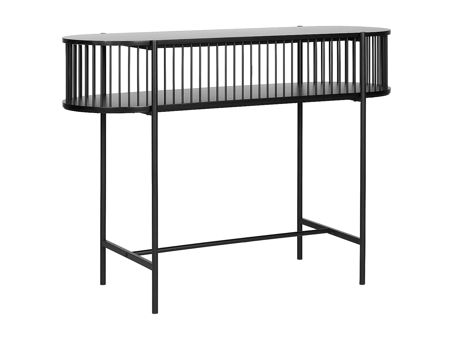 Console avec étagère  BIRSON Noir