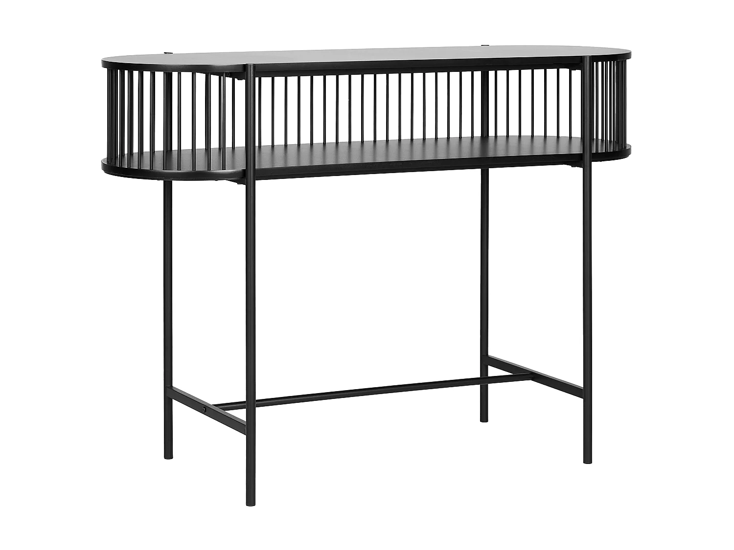 Console avec étagère  BIRSON Noir