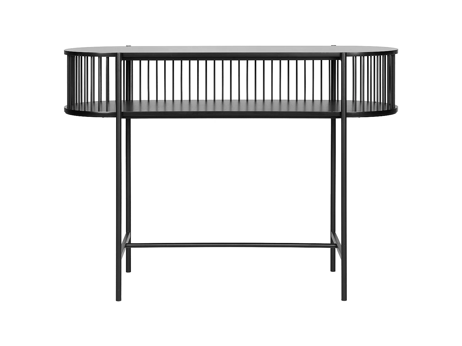 Console avec étagère  BIRSON Noir