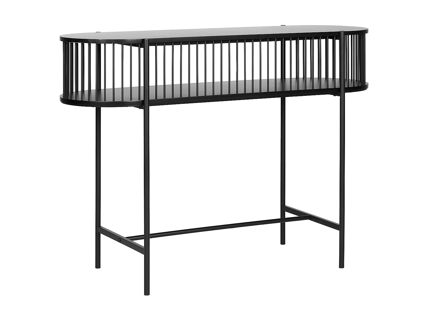 Console avec étagère  BIRSON Noir