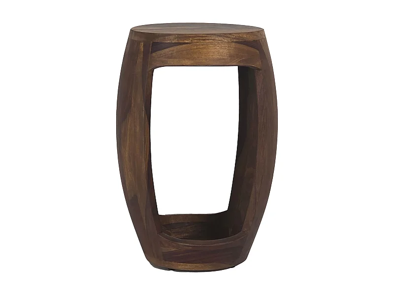 Table d'appoint Sheesham Bois Massif Rond 30cm Table Basse Table de Salon