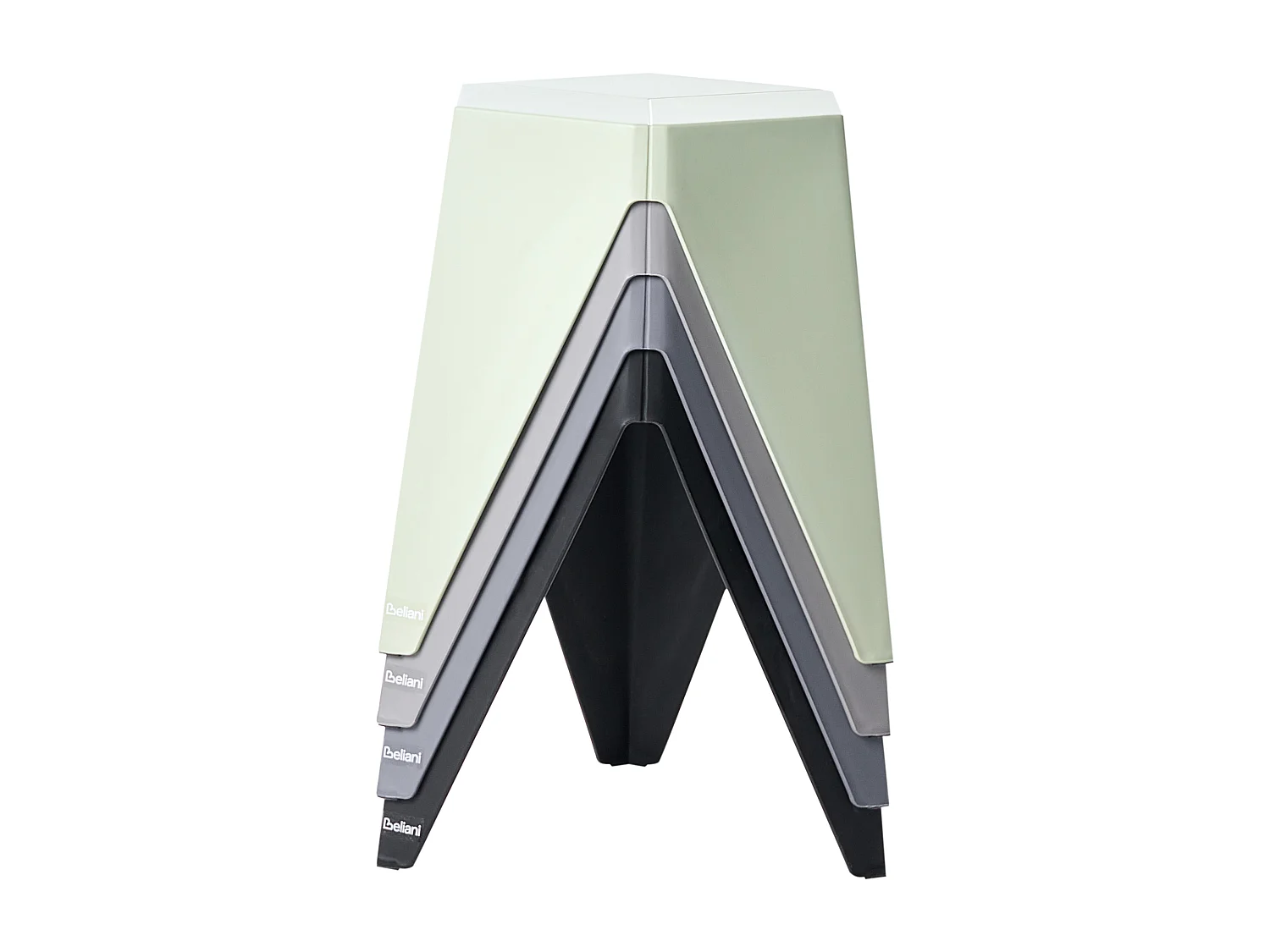 Lot de 4 tabourets de jardin KARAVOS Multicolore