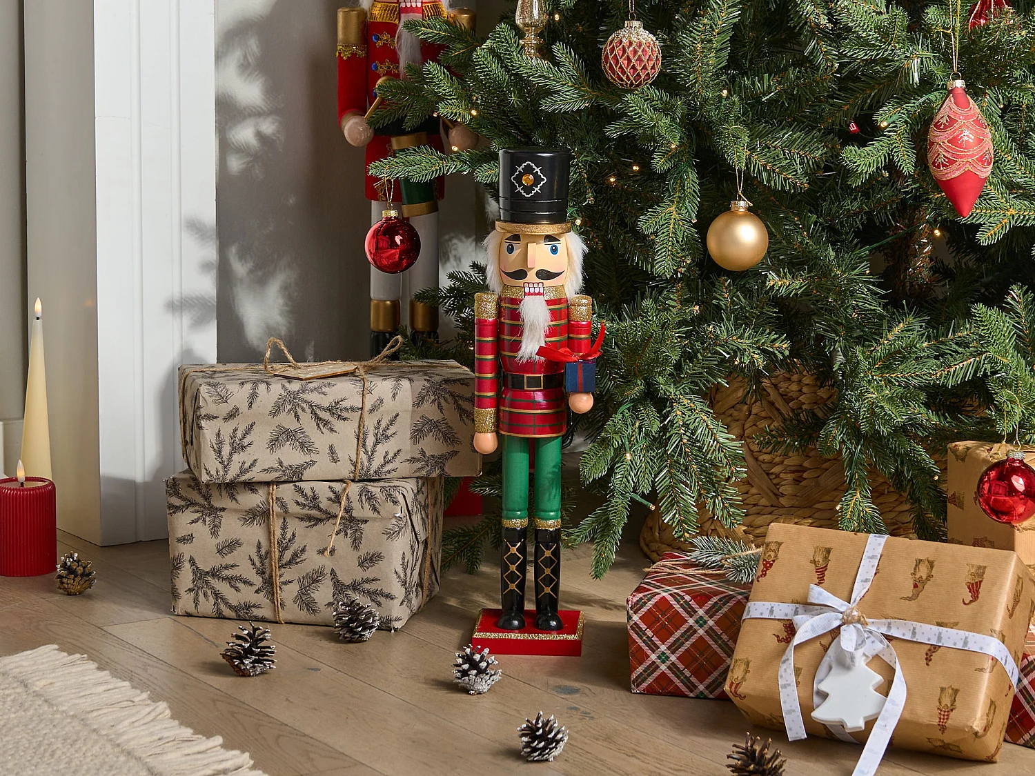 Accessoire Décoratif RODSJON Casse-noisette 50 cm Rouge