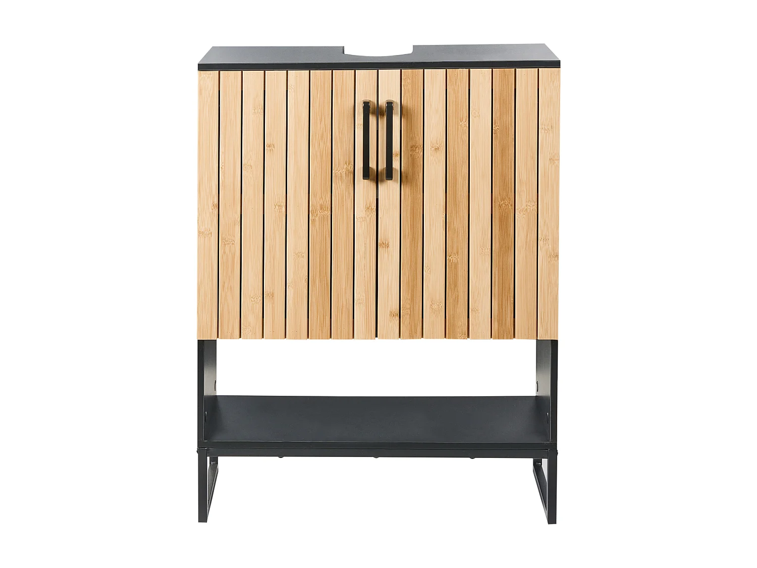 Meuble-lavabo MISCANTI Bambou 60 cm Marron clair