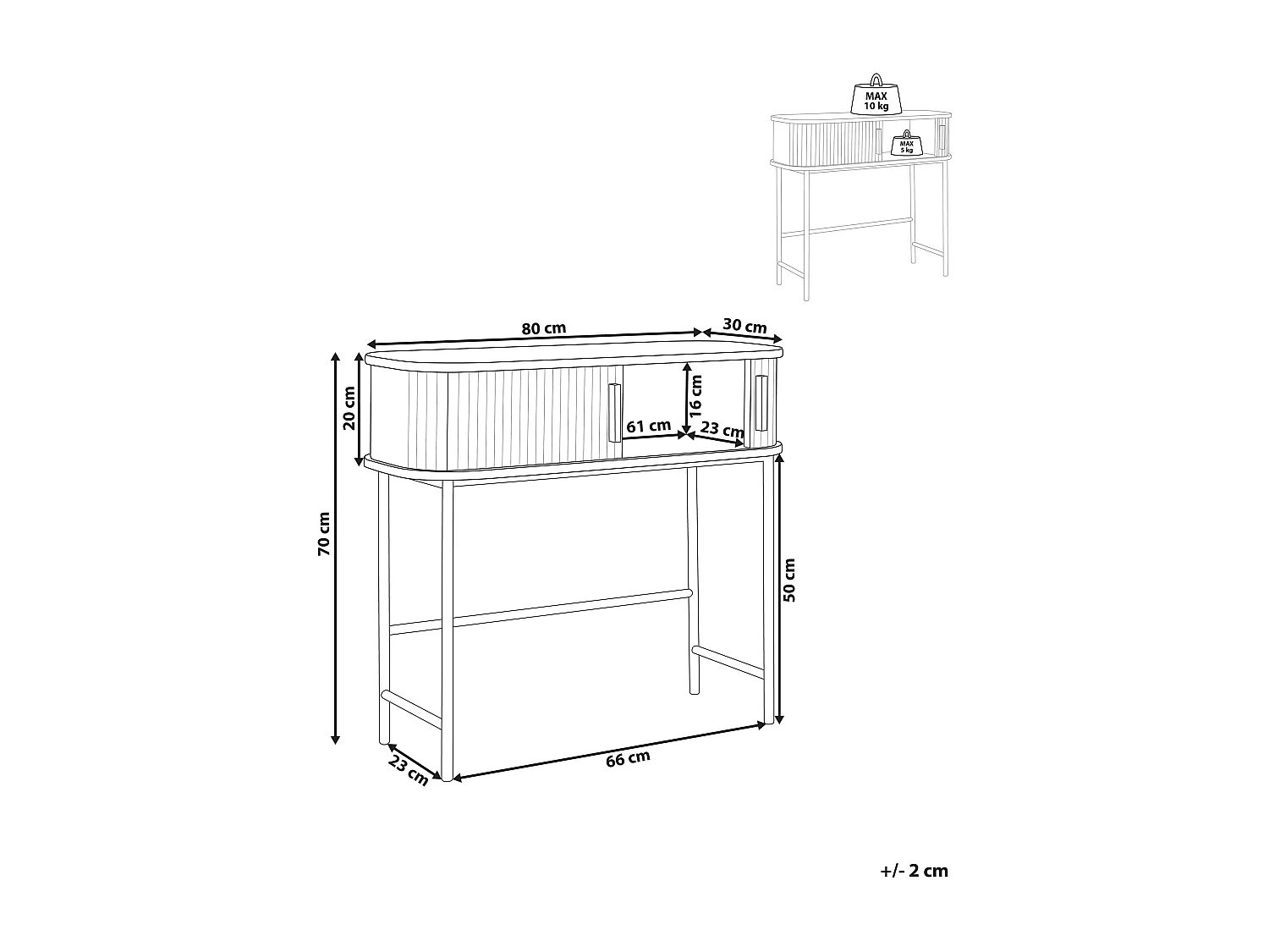 Console BRADLEY Noir