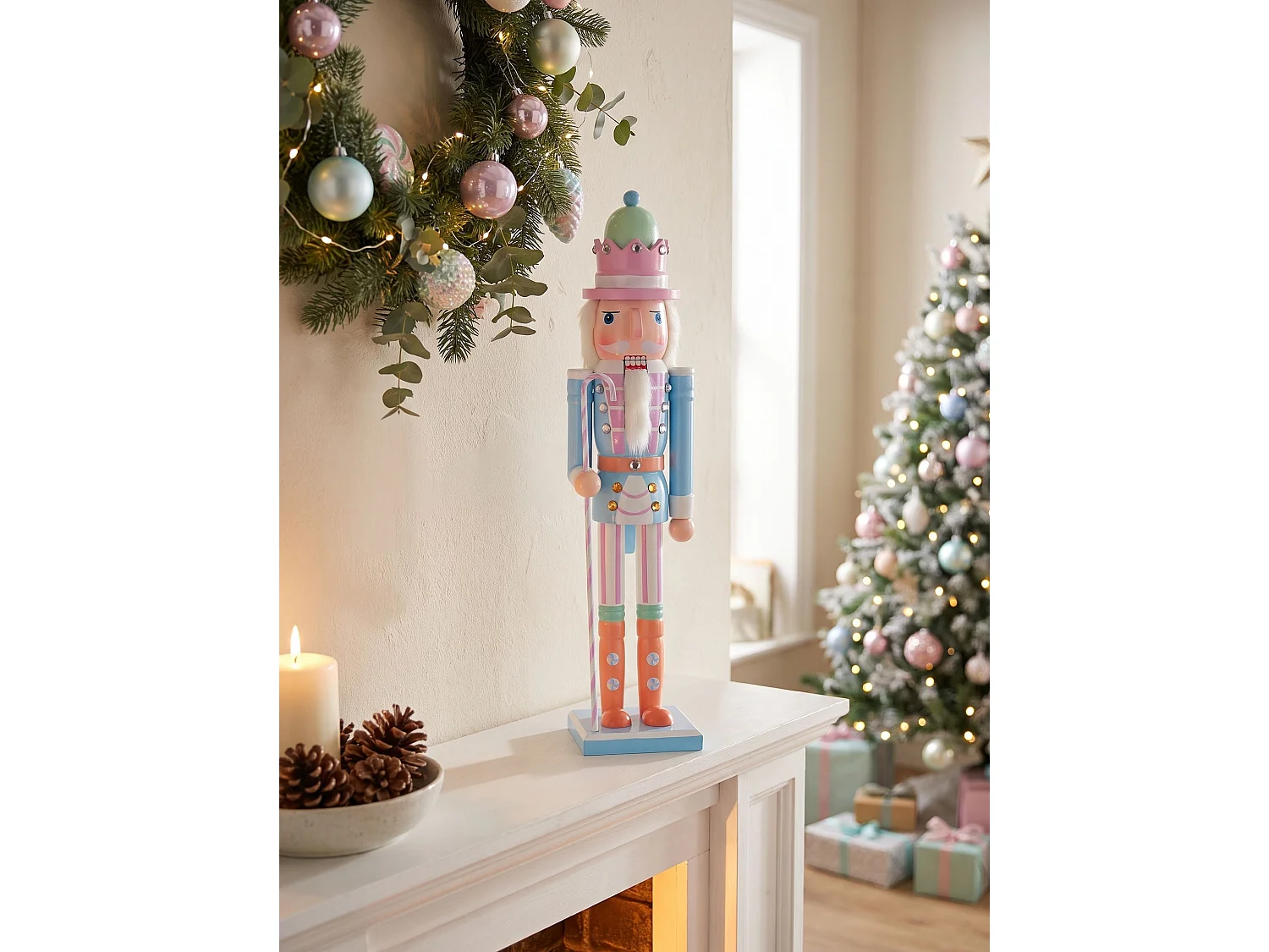 Accessoire Décoratif HARKAN 50 cm Casse-noisette Bleu
