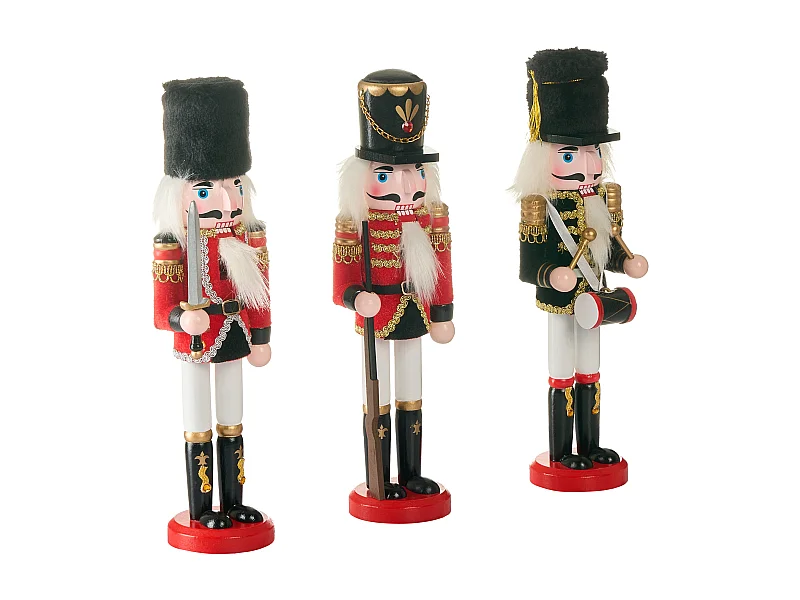 Accessoire Décoratif LAGAN Casse-noisette 30 cm Rouge