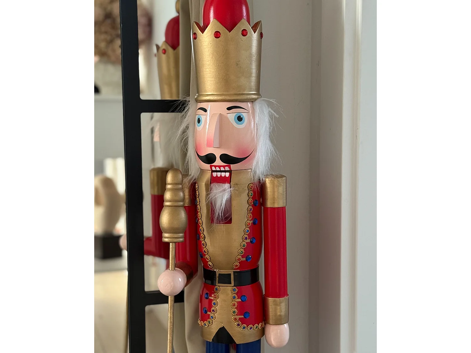 Accessoire Décoratif MALARAN 90 cm Casse-noisette Rouge