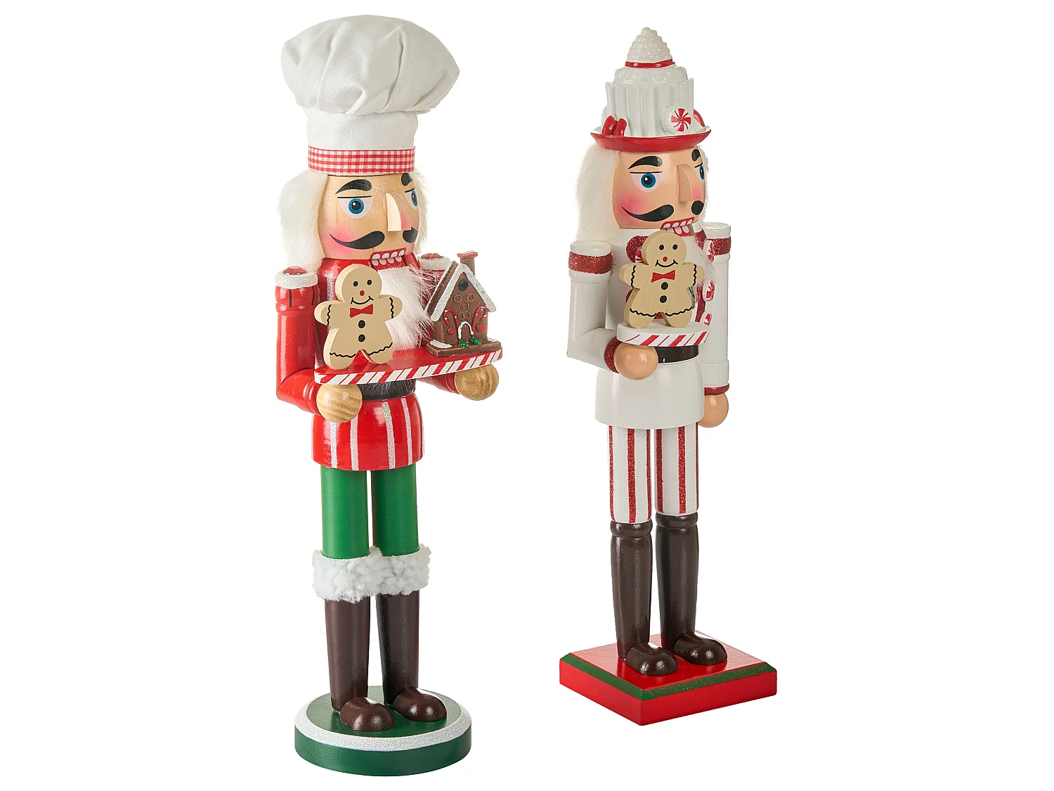 Set of 2 Figurines BODSJON Nutcracker 35 cm Red/ White