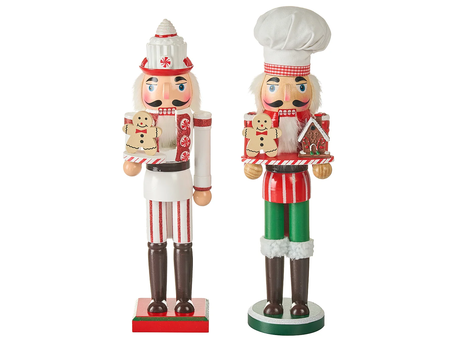Set of 2 Figurines BODSJON Nutcracker 35 cm Red/ White