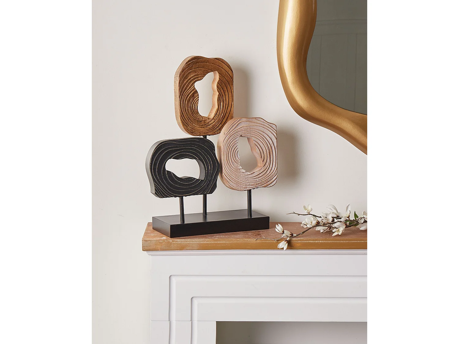 Accessoire Décoratif FAIRMONT Bois de sapin Multicolore