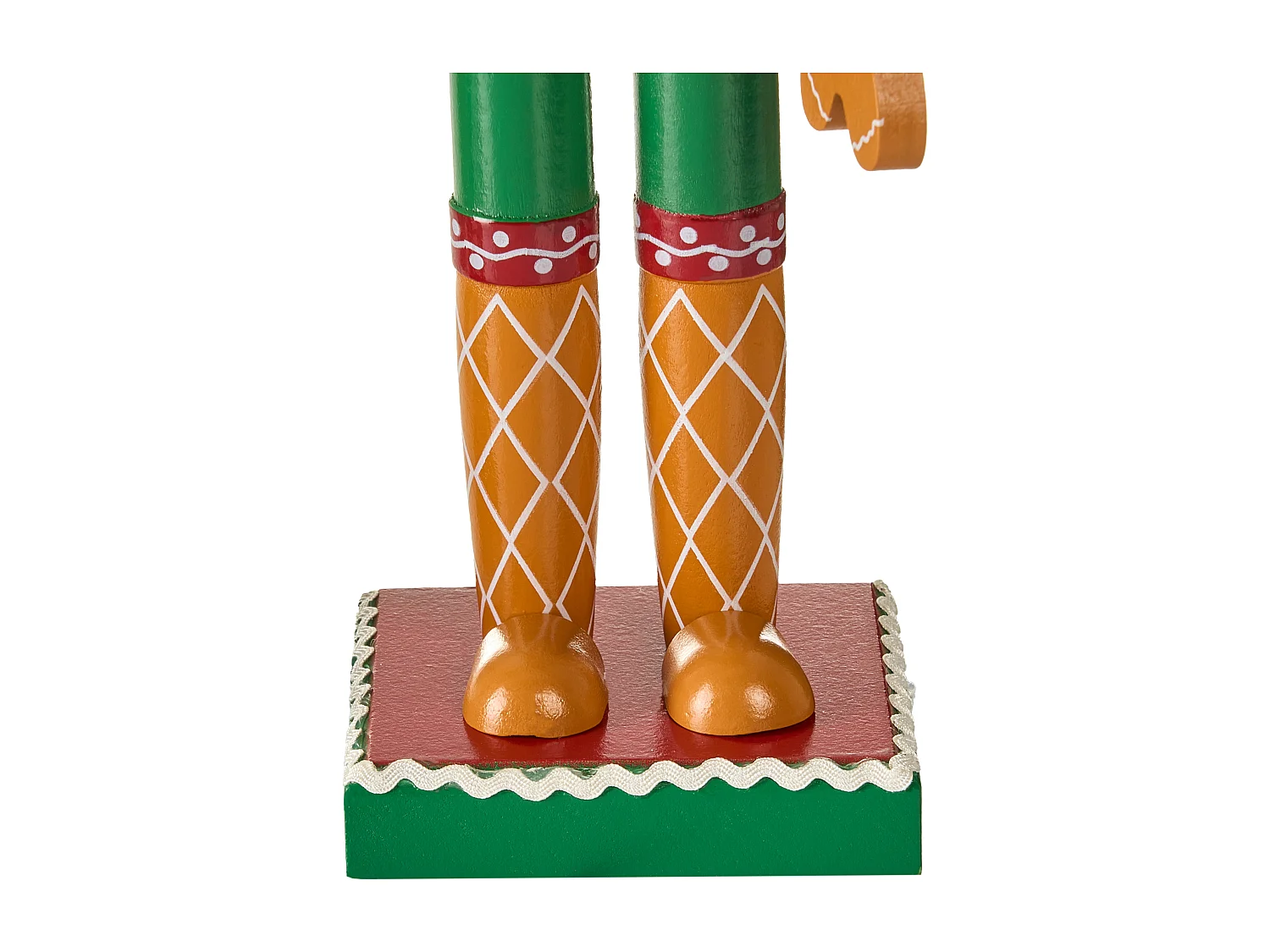 Lot de 2 figurines GRANSJON Casse-noisette 35 cm Orange