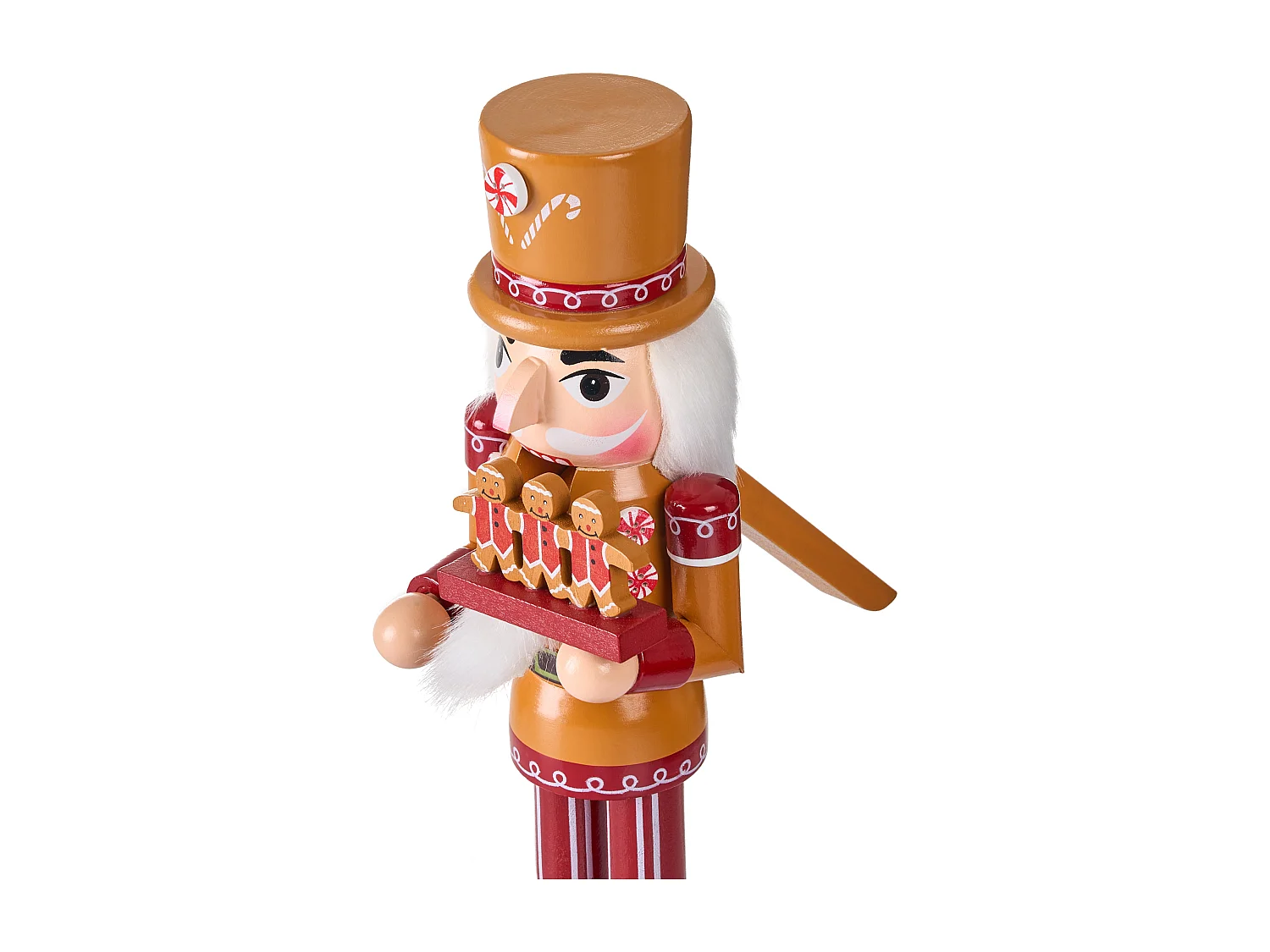 Lot de 2 figurines GRANSJON Casse-noisette 35 cm Orange